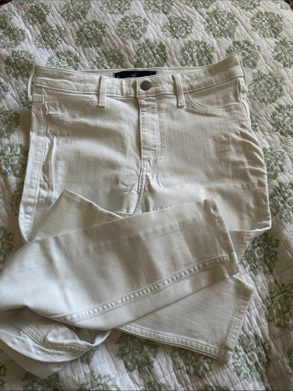 Hollister Advanced Stretch White Slim Skinny Jeans